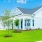 a white house with a green lawn