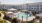 a large building with a pool