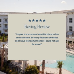 a graphic with a review on it