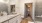 a bathroom with a glass shower